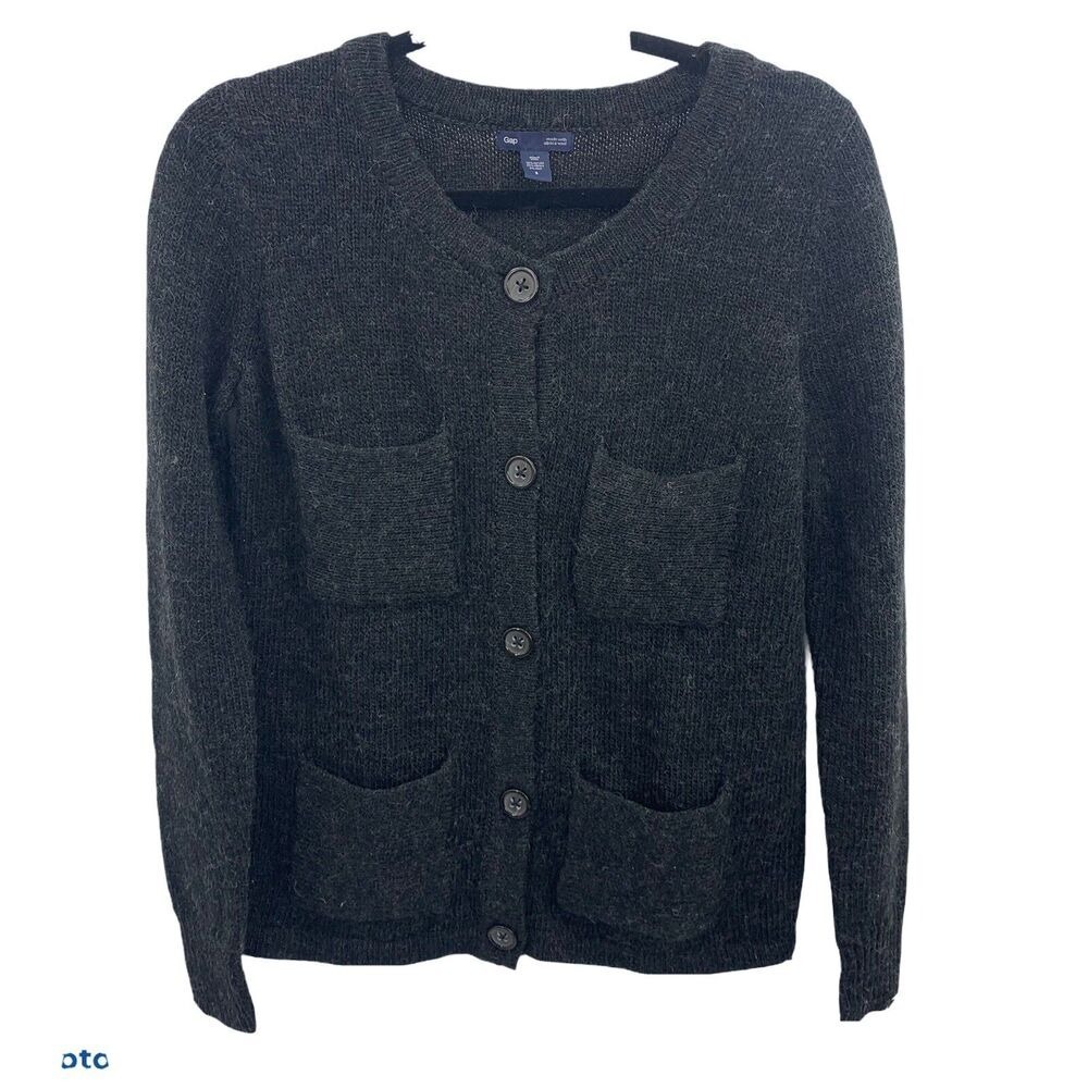 Gap Size S Cardigan Sweater Wool Alpaca Blend Long Sleeve Button Front Women's
